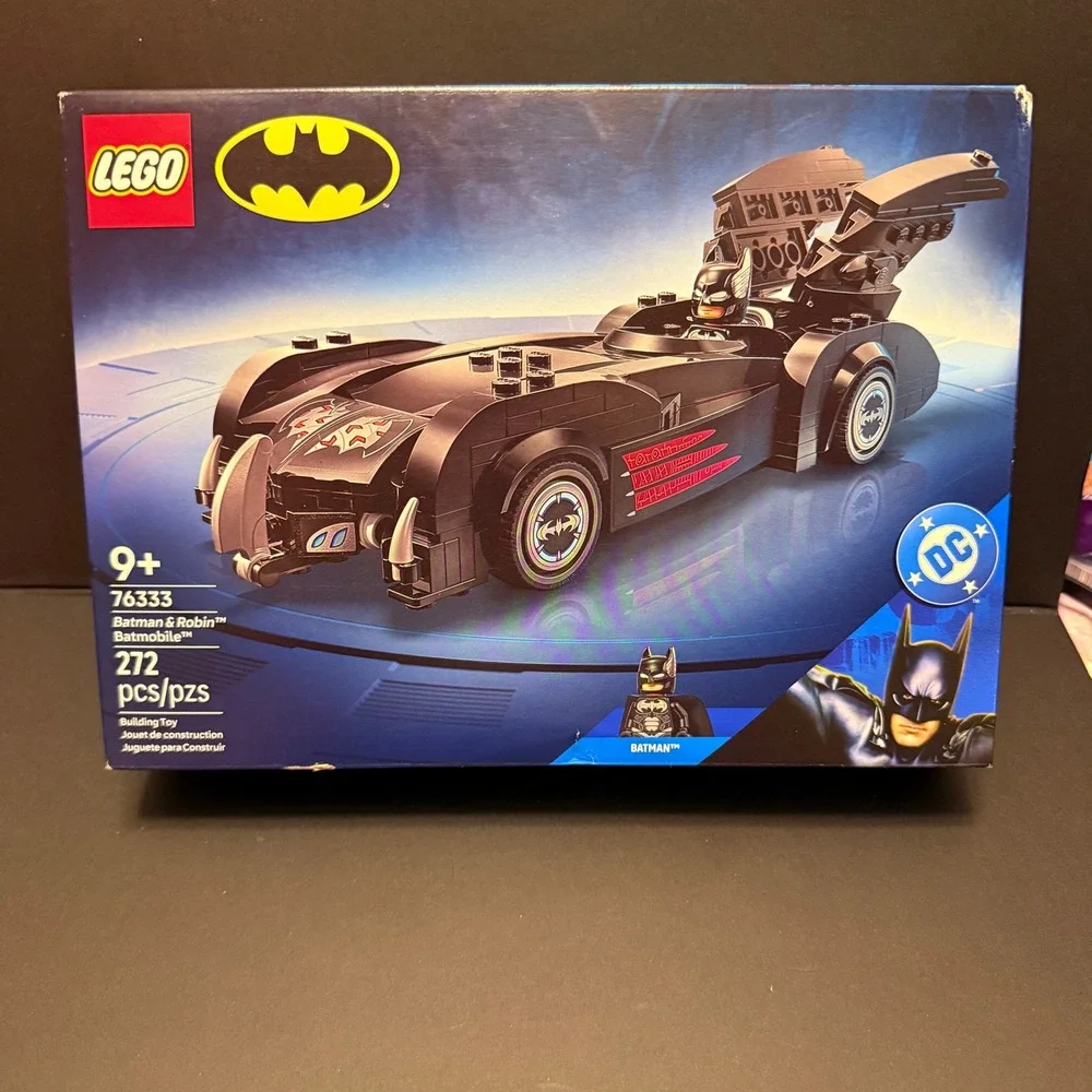 LEGO Batman & Robin Batmobile 76333 DC Super Heroes Set NEW 272pcs Black 2024